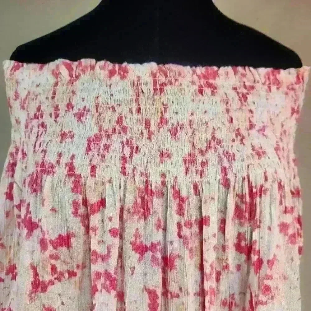 Tantrums Womens' XXL Light-Weight Crinkle Top 3/4 Sleeves Off-The-Shoulder Top - Picture 3 of 8